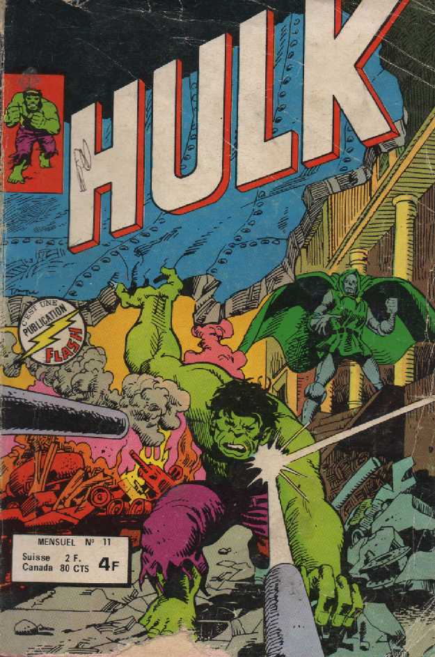 Une Couverture de la Srie Hulk Publication Flash